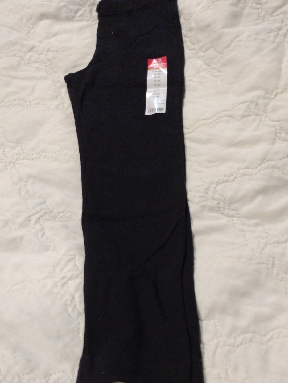 Black Stretch Leggings with Waistband